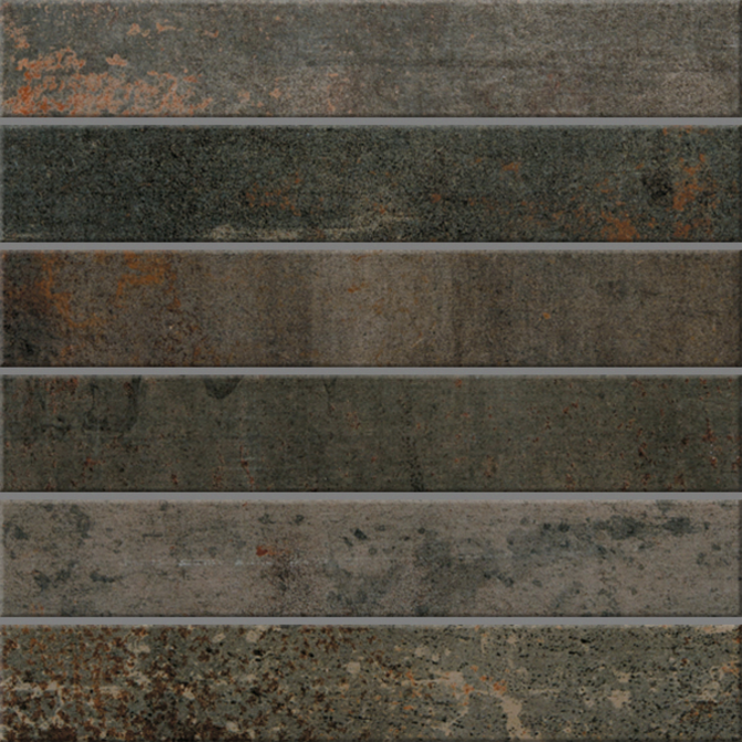 Altered State Melting Point 2×12 Mosaic Matte Rectified