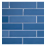 TrueTones Ceramics Astor Blue Gloss 2×8 Field Tile Gloss