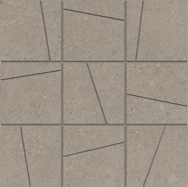 Argent 2.0 Marble Faun 4×4 Random Angle Mosaic