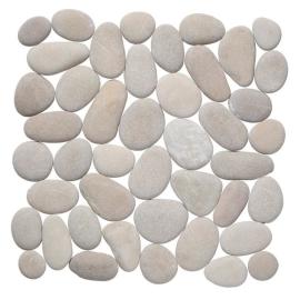 Pebble French Tan 12×12 Perfect Pebble Mosaic Matte