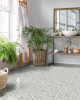 Eden Green 5-1/2x6 Hexagon Deco