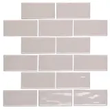 Artezen Nordic Sand 2×4 Brick-Joint Mosaic Glossy