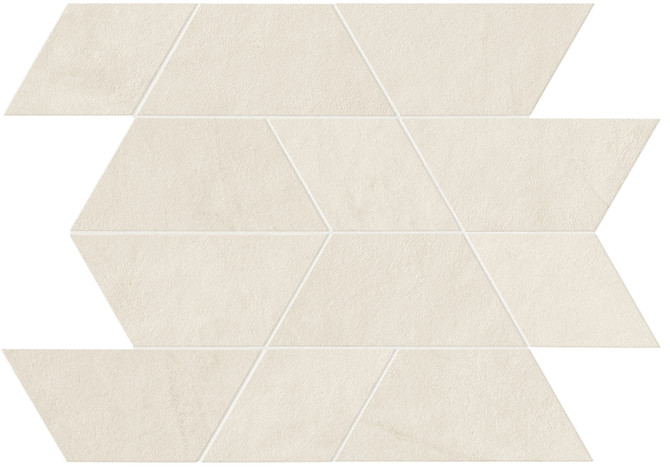 Spectrum White 12×14 Maze Mosaic Matte