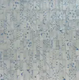 Rice Grigio 2×6 Leaf Decorative Tile