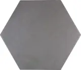 Floor Collection Dark Gray 8×9 Hexagon Field Tile Semi-Matte