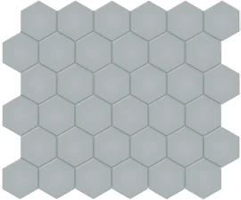Nantucket Blue 2″ Hexagon Mosaic Matte