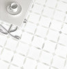 Olynthos Ready to Ship Calacatta And Thassos Standard 12x12 Four Square Mosaic