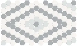 Nantucket Fog Blend 8×13 Diamond Pattern Mosaic Matte