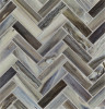 Agate Verona 1×4 Herringbone Mosaic Silk