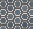 Tuscany Blue 9×10 Modern Hexagon Decorative Tile Matte