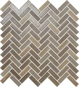 Serentina Solitude 12×13 Herringbone Mosaic Glossy