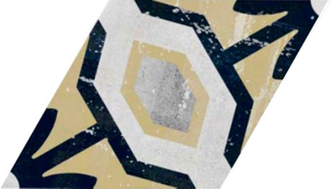 Diamante di Legno Cement 17×20 Diamond Deco 2 Field Tile