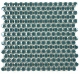 Mosaics Denim 3/4″ Penny Round Mosaic