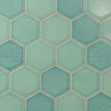 Linen Melange 4″ Hexagon Field Tile