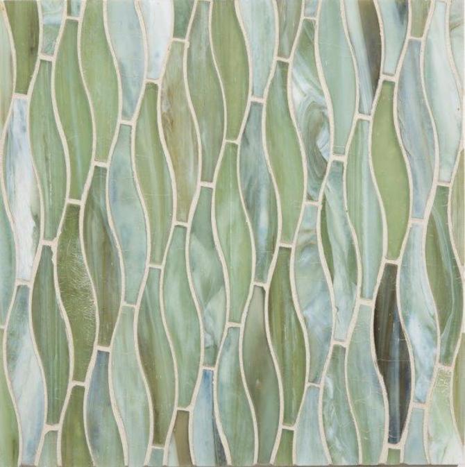 Vihara Jade 1×4-7/8 Swish Mosaic Silk