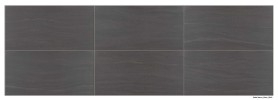 Sabbia Marmo Black 6×12 Cove Base Matte