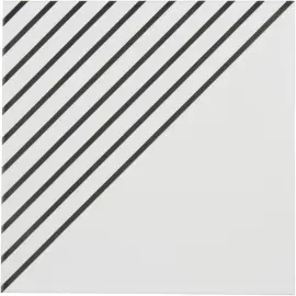 Pop Culture Black And White 8×8 Half-Line Decorative Tile Pop Culture Black And White 8×8 Half-Line Decorative Tile
