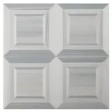 Pietra Visivo Collection Bianco Dolomiti Select Honed And Wood Vein Blue Honed 10×10 Canterbury Mosaic Honed