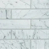 Tribeca Classic White 2×8 Mosaic Honed
