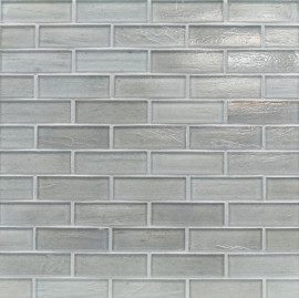 Elements Baby Blue 1×3 Brick Mosaic Pearl