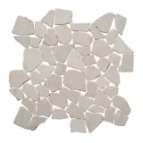 Mosaic Series Beige Marble 18×18 Large Random Mosaic Tumbled Mosaic Series Beige Marble 18×18 Large Random Mosaic Tumbled