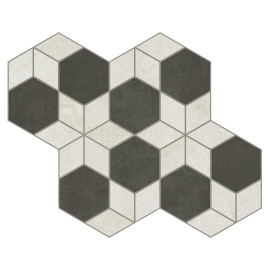 Cove Breeze + Coal 12×12 Orchid Mosaic