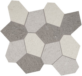 Civilization Blend Cool 13×15 Polygon Mosaic Matte