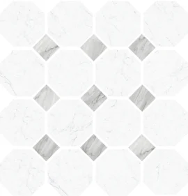 Carrara 12×12 Ottagona Mosaic Honed Rectified Carrara 12×12 Ottagona Mosaic Honed Rectified