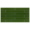 TrueTones Ceramics Lauren Green Crackle 2×16 Field Tile Crackle