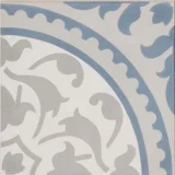 Duquesa Cement Mezzanotte 8×8 Alba Decorative Tile Matte