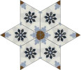 Diamante di Legno Cement 17×20 Diamond Deco 4 Field Tile