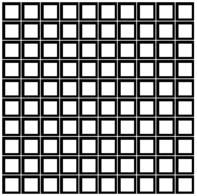 B&W_Marble Black 1×1 Mosaic Matte