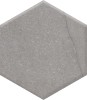 Ami Gray 8″ Hexagon Field Tile Matte