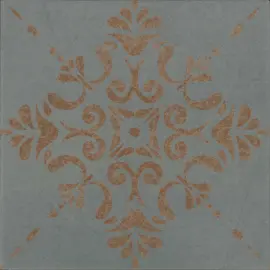 Jardin Navy 8×8 Decorative Tile Matte Rectified