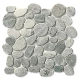 Pebble Peppercorn 12×12 Spindrift Mosaic Honed