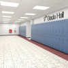 Color Story Floor Passion 12 x 12 and Designer White Speckle 12 x 24