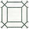 Specialty Mosaic Collection Bianco Dolomiti Select And Dutchess Green 9×9 Pickets Mosaic Honed