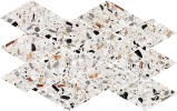 Terrazzo Allure Venice 10-1/2×17 Diamond Deco Mosaic Matte