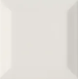 Classics Trocadero White Classic 4×4 Beveled Tile Gloss