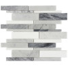 Corniche Stack Blend 12×14 Stack Mosaic Polished