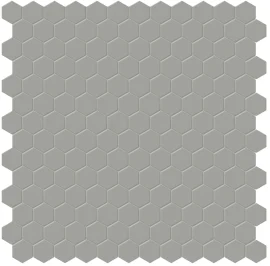Nantucket Dark Gray 1″ Hexagon Mosaic Matte