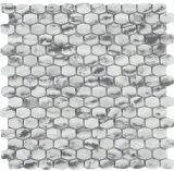 Revival Gray 11×12 Barrel Mosaic Matte