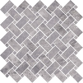 Supreme Silver 12×12 Kadi Mosaic Polished