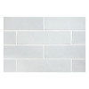 TrueTones Ceramics Hint Of Grey Gloss 2×8 Zelli Field Tile Gloss