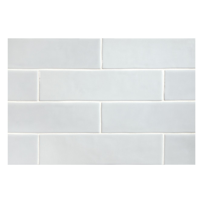 TrueTones Ceramics Hint Of Grey Gloss 2×8 Zelli Field Tile Gloss