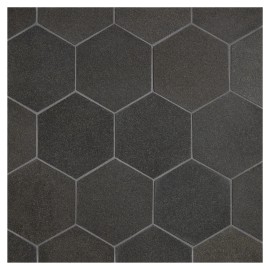Basic Mosaic Collection Basalto Scuro Select 3-1/2″ Hexagon Mosaic Honed