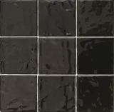 Artisan Black 4×4 Field Tile Glossy