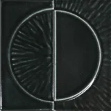 Palm Canyon Translucent Black 5×5 Orbit Decorative Tile