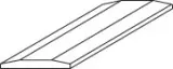 Stone Source Carrara White 6×36 Double Hollywood Bevel Threshold Polished