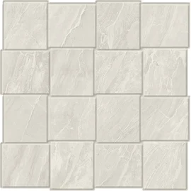 Select Vanta White 3×3 Basketweave Mosaic Matte